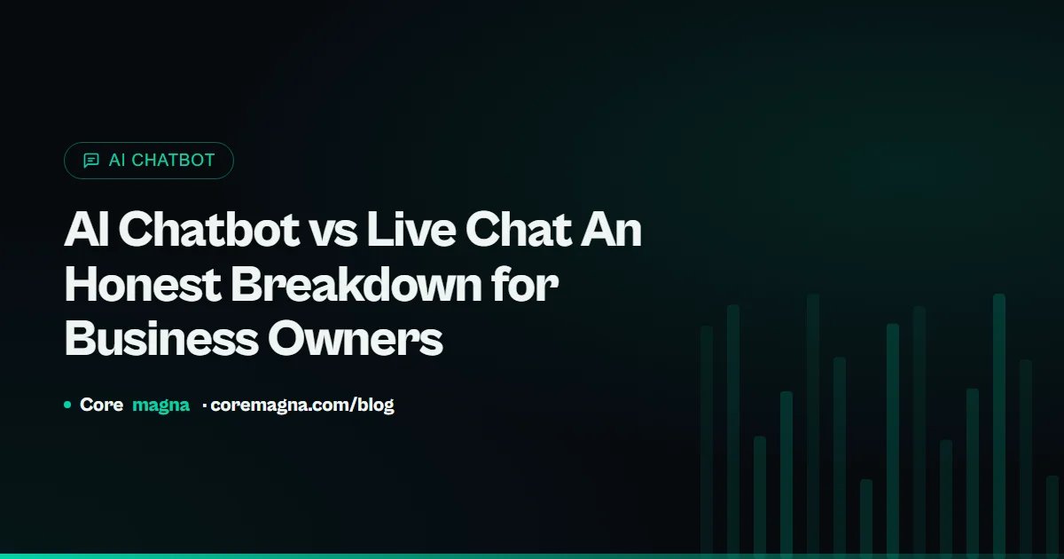 Customer support team at desk handling live chat and AI chatbot interactions
